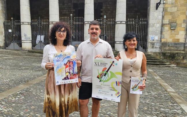 Presentación del cartel de la 40ª Semana Internacional de la Música de Bermeo. / Ayuntamiento de Bermeo Presentación del cartel de la 40ª Semana Internacional de la Música de Bermeo.