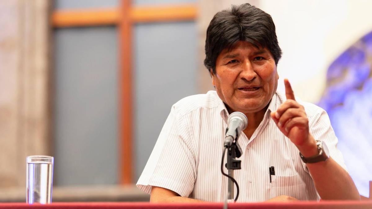 Imagen de archivo del ex presidente de Bolivia Evo Morales.