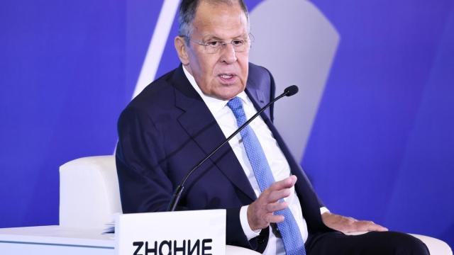 El ministro de Exteriores de Rusia, Sergei Lavrov.