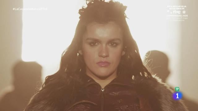 Amaia Romero, durante su actuación.