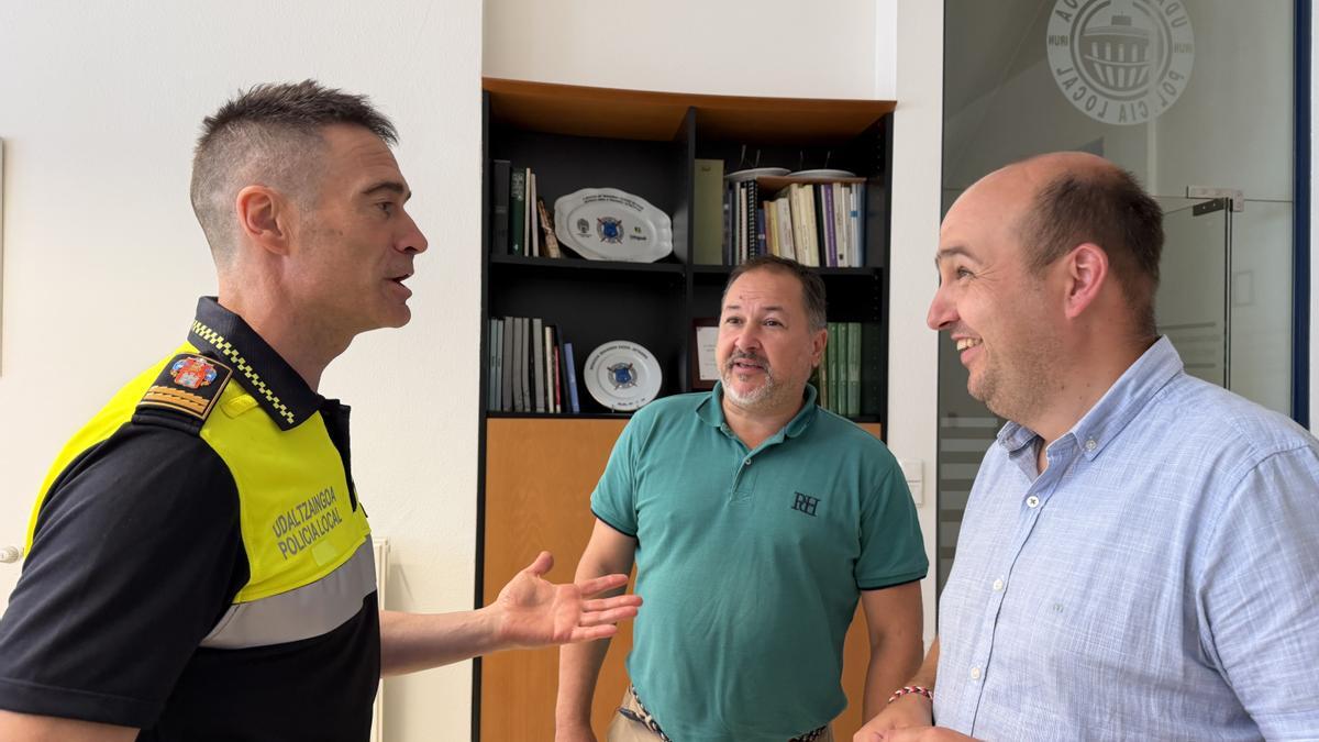 Xabier Garagarza, Iñigo Bergés y Gorka Álvarez