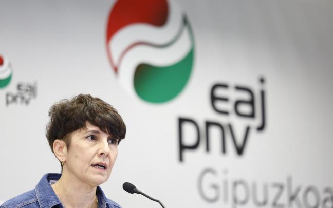 La portavoz jeltzale en el Congreso, Maribel Vaquero