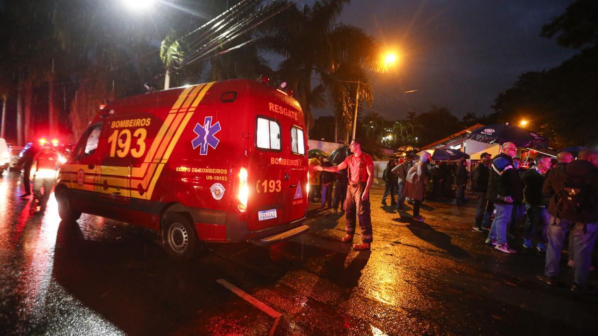 Ambulancia brasileña, en una imagen de archivo.