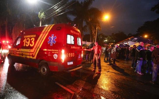 Ambulancia brasileña, en una imagen de archivo.