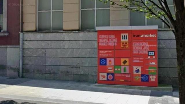 Consigna de Irun Market en la calle Hondarribia de Irun