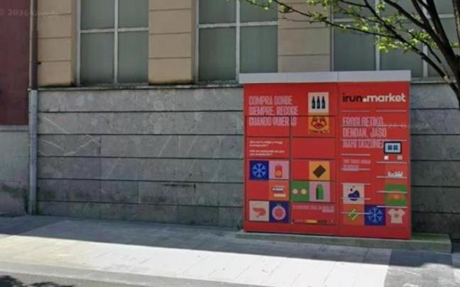 Consigna de Irun Market en la calle Hondarribia de Irun