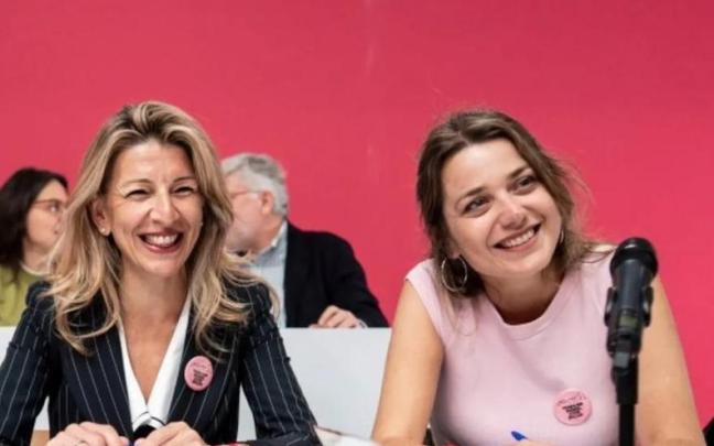 Yolanda Díaz y Laura Moreno.