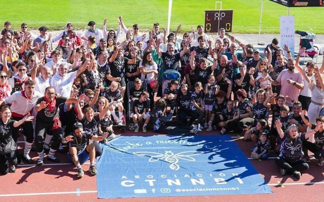 Final de uno de los retos organizados en Basauri para recaudar fondos