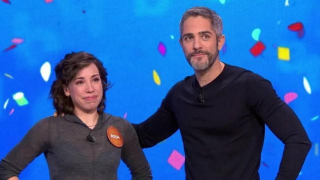 Rosa Rodríguez y Roberto Leal en 'Pasapalabra'