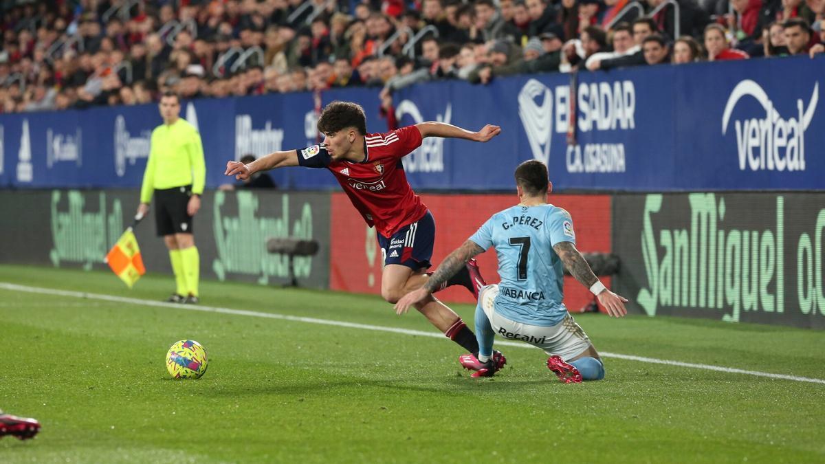 Imágenes del Osasuna-Celta