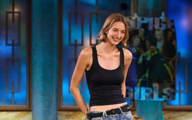 La súpermodelo Rolf Schrader en 'La Revuelta'