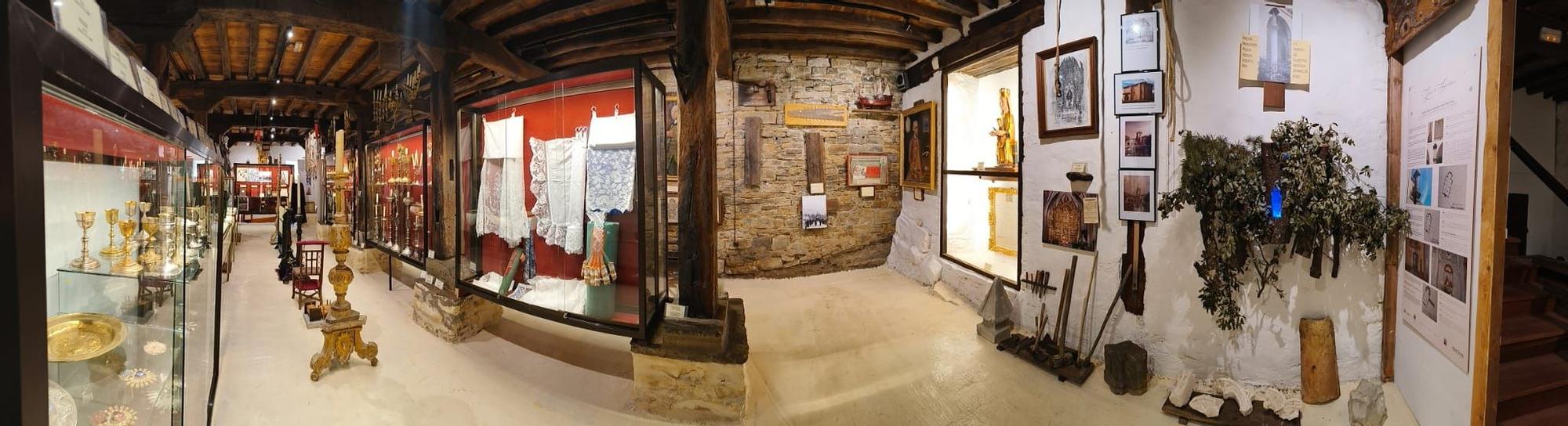 Panorámica interior del museo sacro de Artziniega