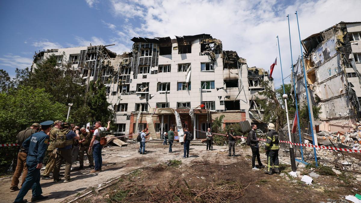 Imagen de archivo de un ataque ucraniano en Rusia.