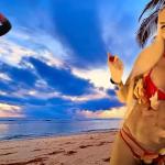 Leticia Sabater en el videoclip de 'Barbacoa al punto G'.