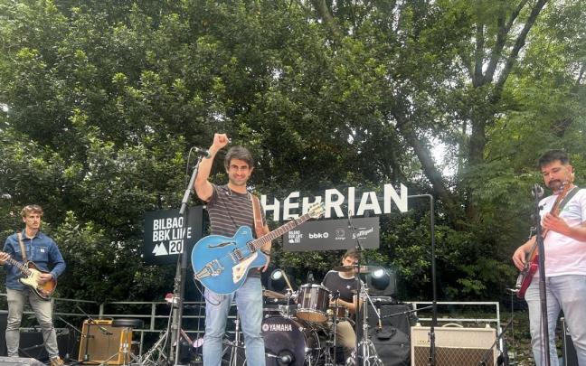 GAR, el proyecto del durangarra Jon García Zabala, protagonista en el parque Benita Uribarrena.