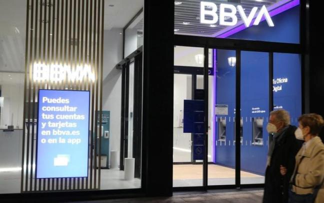 Una oficina del BBVA