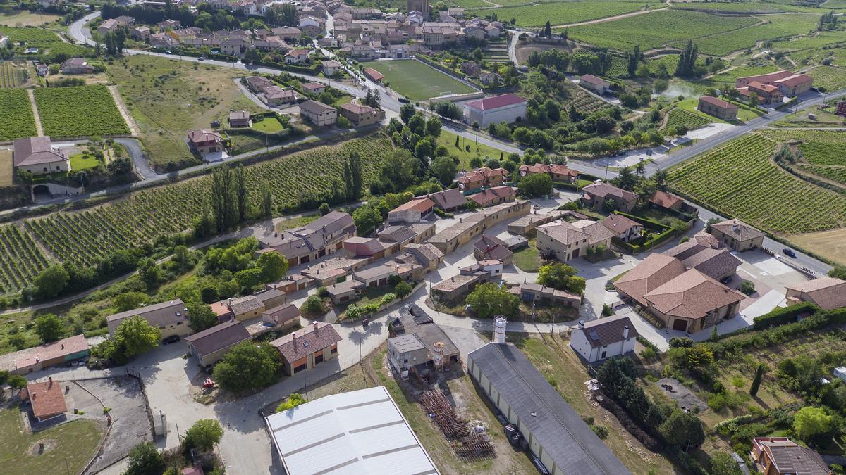 Vista aérea de Samaniego