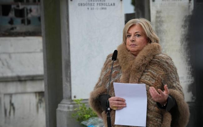 La presidenta de Covite y hermana de Gregorio Ordóñez, Consuelo Ordóñez.