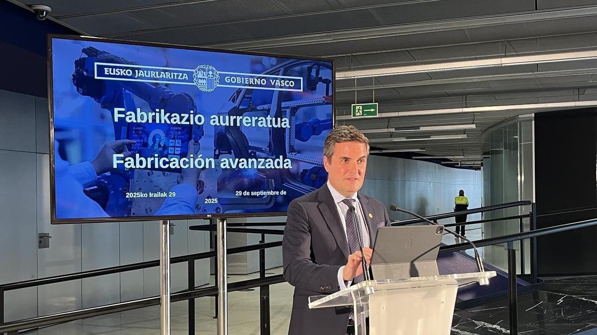 El consejero de Industria, Transición Energética y Sostenibilidad, Mikel Jauregi