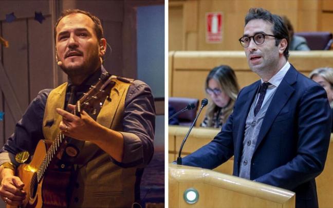 Ismael Serrano y Carlos Cuerpo. Ismael Serrano y Carlos Cuerpo.