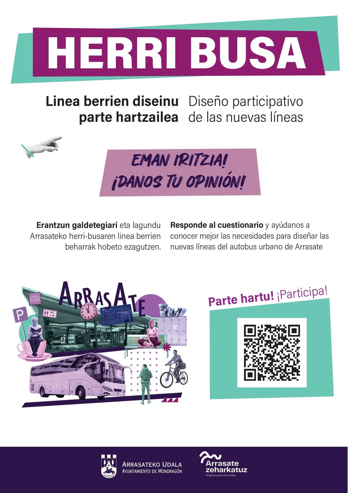Cartel que anuncia la encuesta que puede rellenarse hasta el 4 de mayo.