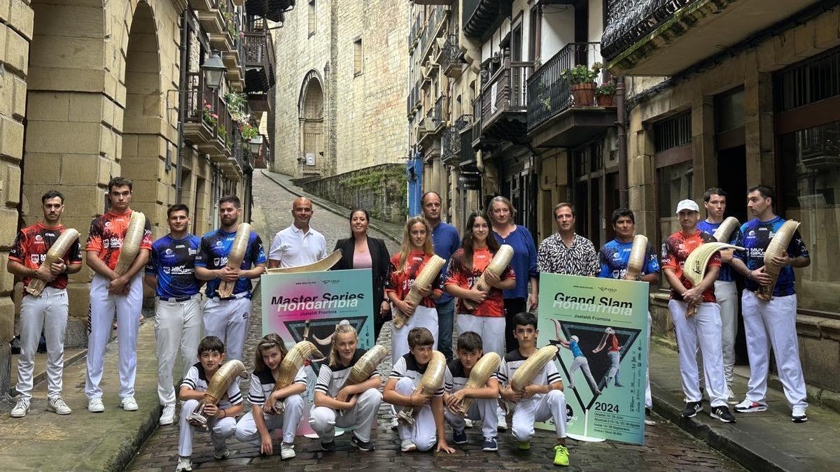 Presentación del Grand Slam de Hondarribia.