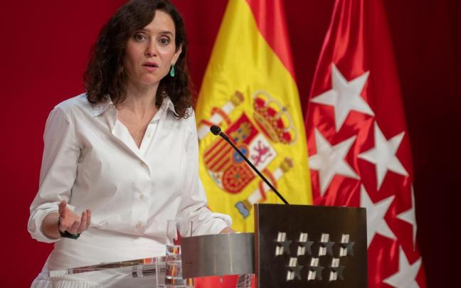 La presidenta de la Comunidad de Madrid, Isabel Díaz Ayuso.
