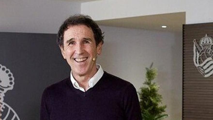 Jesús Mari Zamora, en un acto del club txuri-urdin. / R.S.