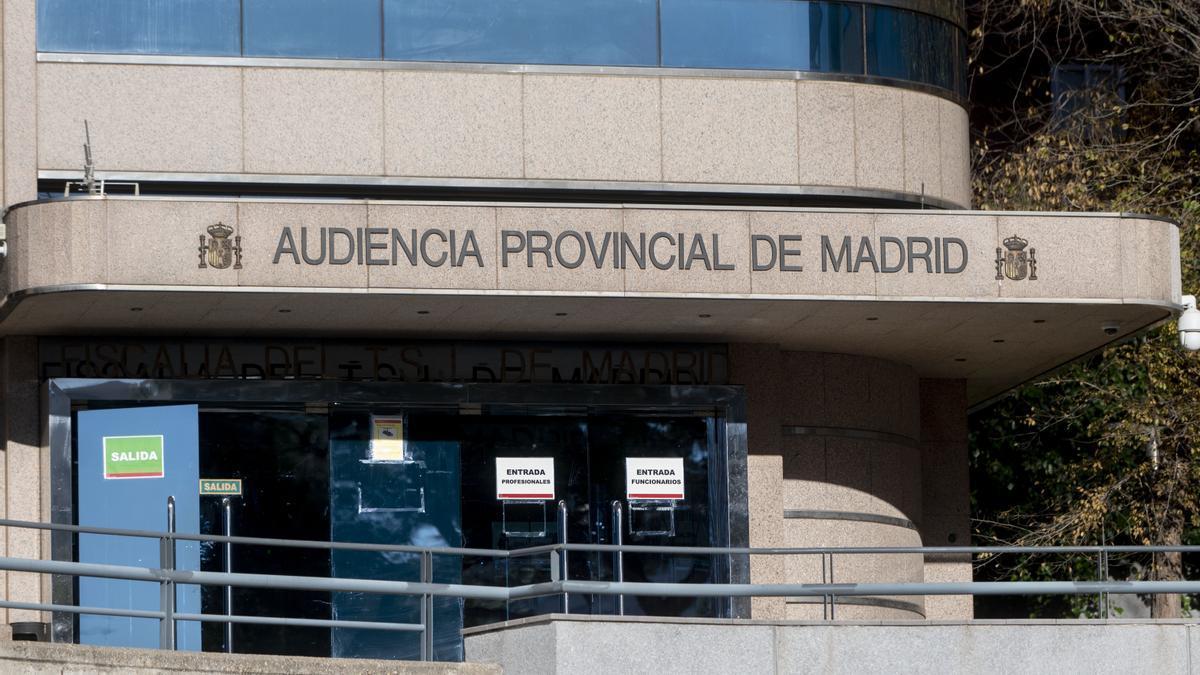 Imagen de la Audiencia Provincial de Madrid.