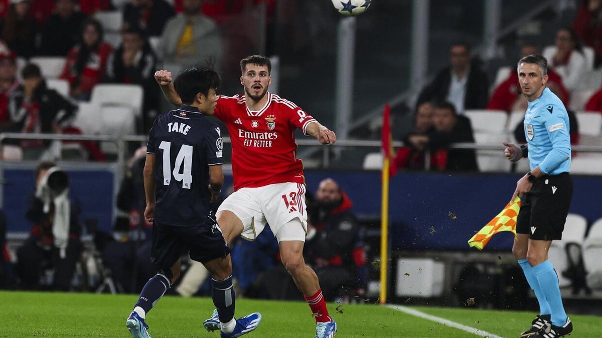 Las mejores jugadas del Benfica-Real Sociedad. / TIAGO PETINGA / EFE