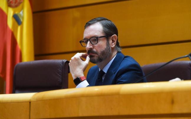 El portavoz del PP en el Senado, Javier Maroto.
