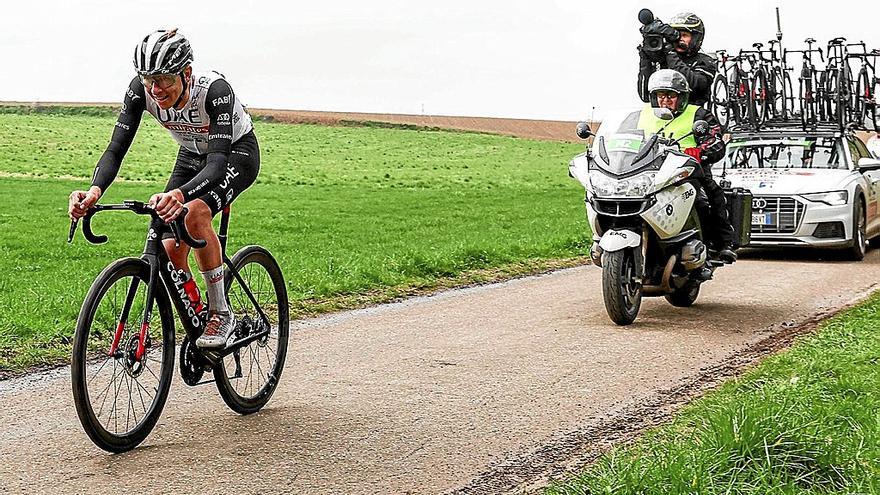 Tadej Pogacar, durante la Amstel Gold Race del domingo, en la que evidenció su enorme superioridad.