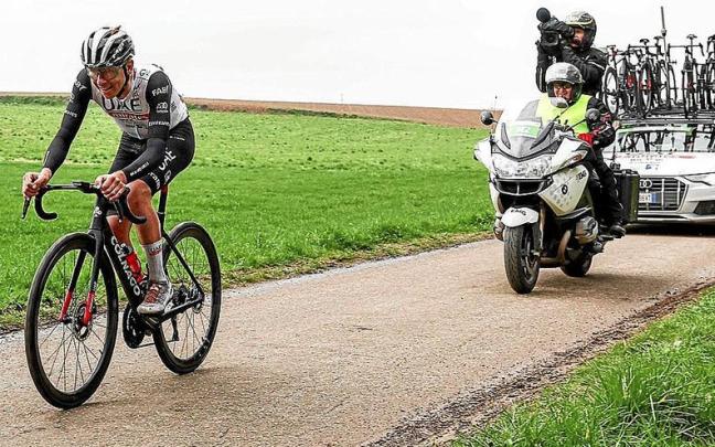 Tadej Pogacar, durante la Amstel Gold Race del domingo, en la que evidenció su enorme superioridad.