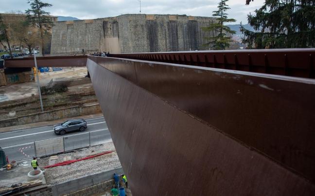 Imagen de la pasarela de Labrit.