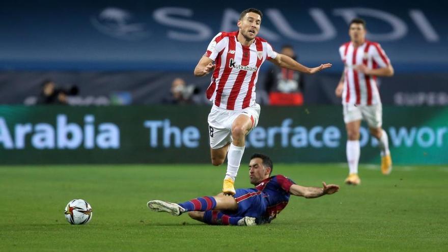 Óscar de Marcos durante la final de la Supercopa / DEIA