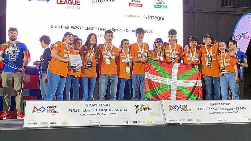 Axular, segundo en el Lego League España