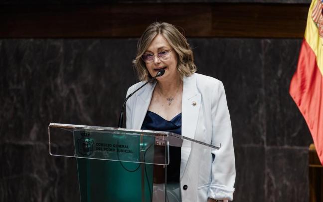 La vocal del CGPJ y presidenta del Observatorio contra la Violencia Doméstica y de Género, Esther Erice, en una foto de archivo.