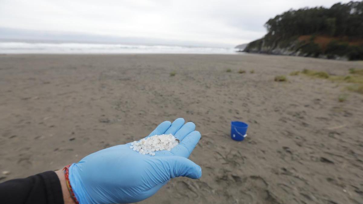 Las previsiones estiman que los pellets no legaran a la costa vasca hasta la próxima semana.