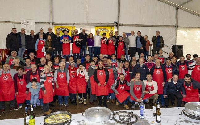 El mejor bacalao de Eibar tiene el sello de la cuadrilla Turuntun