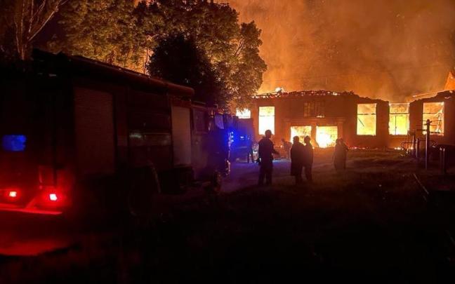 Imagen compartida por el presidente ucraniano Volodimir Zelenski, en Twitter