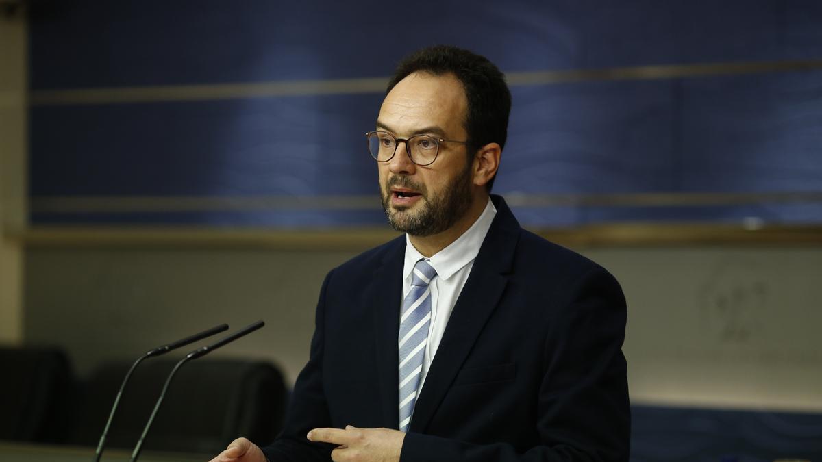 Antonio Hernando, el exportavoz del PSOE en el Congreso.