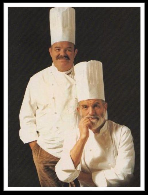 Los hermanos Jean y Pierre Troisgros Jean.