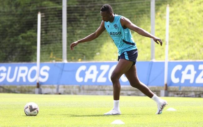 Sadiq Umar, en Zubieta. / N.G.