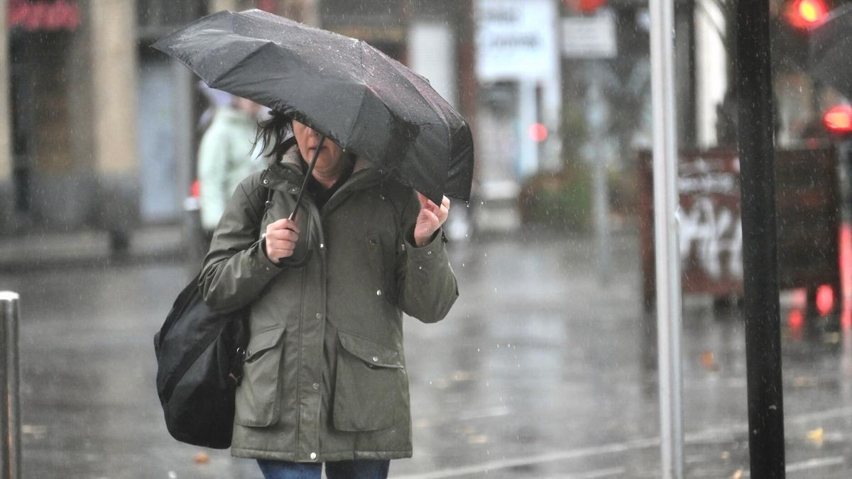 Temporal de lluvia.
