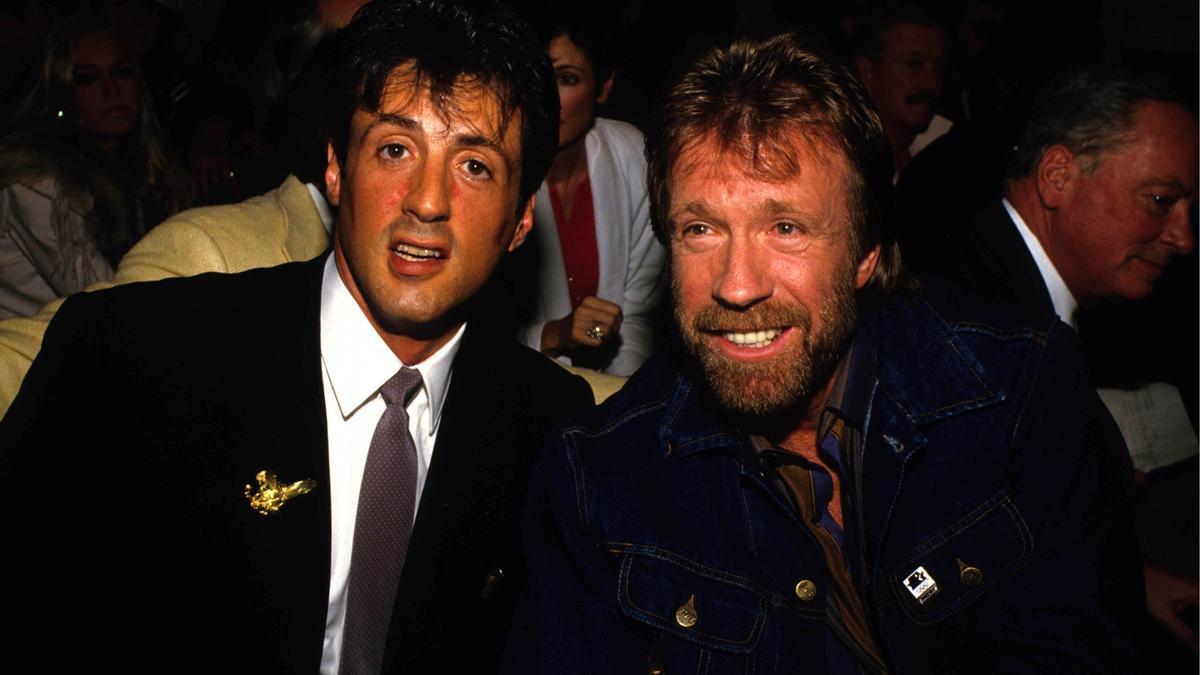 Stallone, junto a Chuck Norris, en una imagen de archivo.