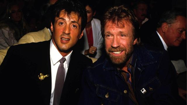 Stallone, junto a Chuck Norris, en una imagen de archivo.