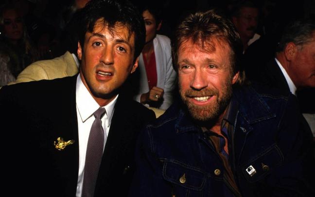 Stallone, junto a Chuck Norris, en una imagen de archivo.