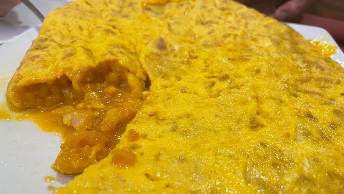 Tortilla ganadora de la XVII edición del Campeonato de Tortillas de Alicante