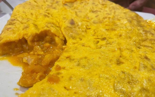 Tortilla ganadora de la XVII edición del Campeonato de Tortillas de Alicante
