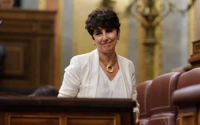 La portavoz del PNV en el Congreso, Maribel Vaquero, en una sesión anterior